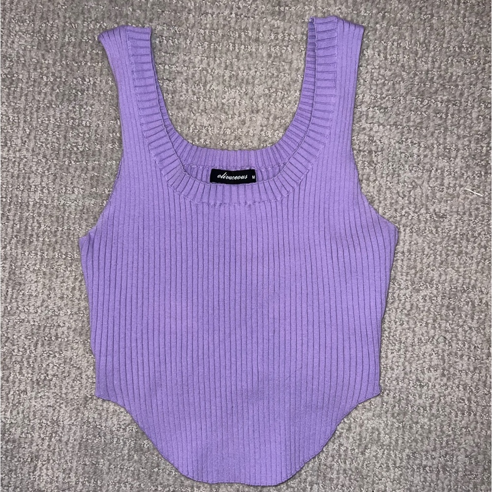 Boutique ribbed tank